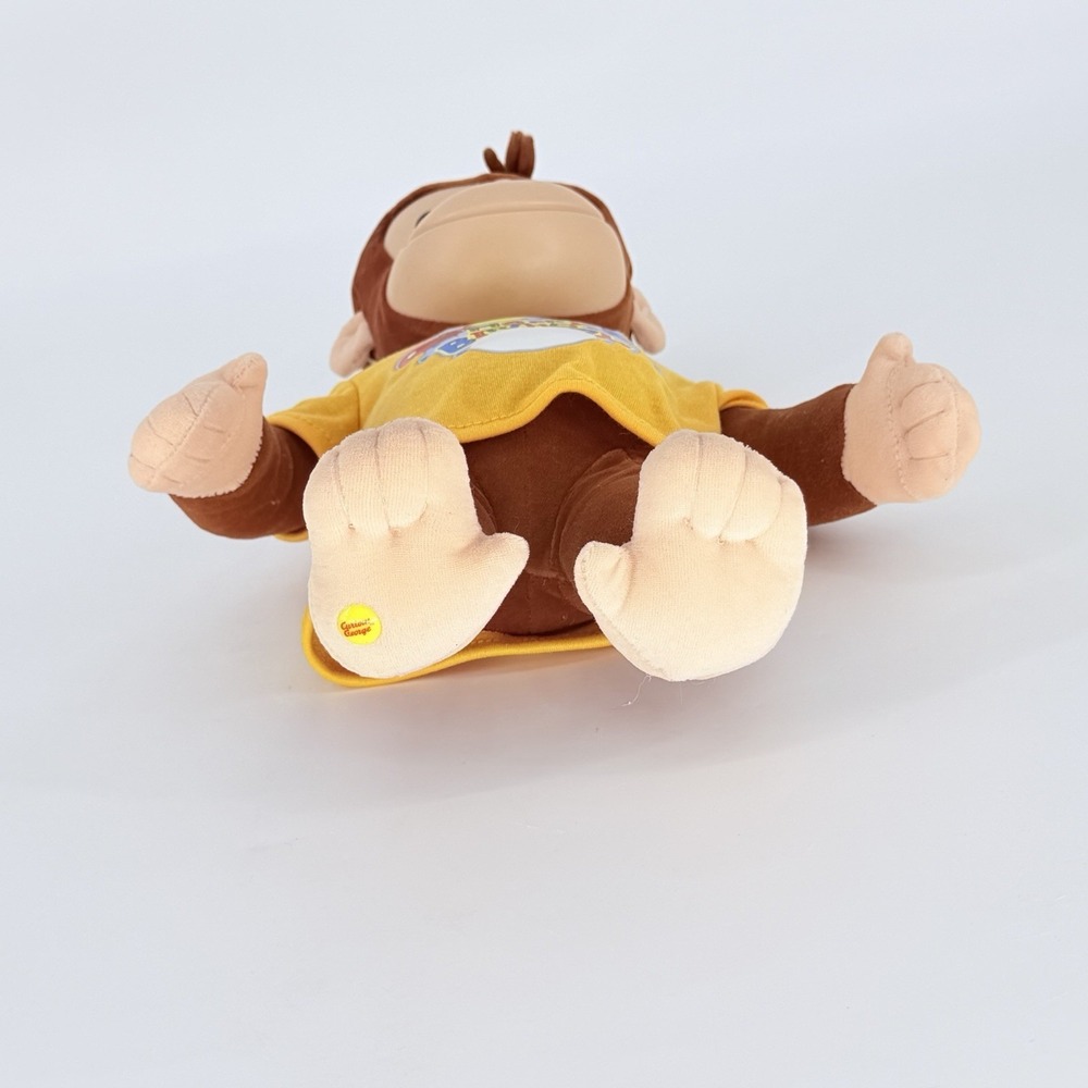Curious George Birthday Plush Marvel 15" Hat 2005 Universal Rubber Face - Picture 8 of 13